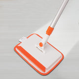 Qaestfy Wall & Baseboard Cleaner Mop Tool with 49'' Long Handle for Cleaning Window Floor Skirting Board Ceiling Bathtub Tub Tile Scrubber Brush Duster with 4 Reusable Pads