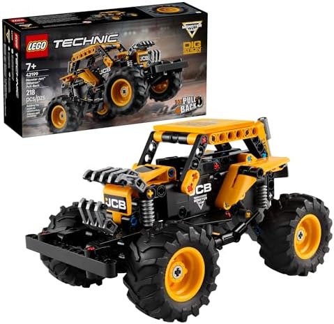 LEGO Technic Monster Jam DIGatron Pull-Back Monster Truck Toy - Building Toy for Kids, Boys and Girls, Ages 7+ - Creative Gift Idea for Lovers of Monster Trucks - 42199