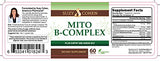 Suzy Cohen, Mito B Complex Dietary Supplement, 5-MTHF, Adeno B12, Methylation Support, Supports Healthy Nervous System, Boost Energy, Vitamin B, 60 Veg caps