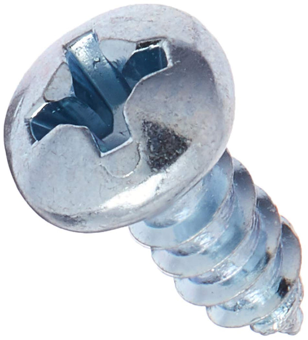 The Hillman Group 41048 Pan Head Phillips Sheet Metal Screw, 6-Inch x 3/8-Inch, 100-Pack, zinc