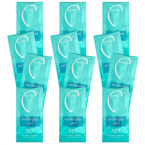 Malibu C Un-Do-Goo Shampoo - Clarifying Shampoo to Remove Product Build Up + Resins from Hair - Shine Restoring, Moisturizing Cleansing Shampoo