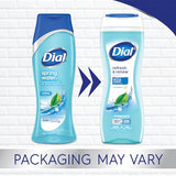 Dial Body Wash, Refresh & Renew Spring Water, 16 fl oz, Pack of 4