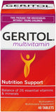 GERITOL Multivitamin 100 Tab (Formerly Called Geritol Complete - Same Product!)