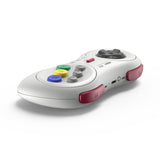 8Bitdo M30 Wireless Bluetooth Controller Retro Gamepad for Switch, PC Windows, MacOS, Android, Raspberry Pi with Sega Genesis & Sega Mega Drive Style (White)