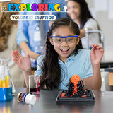 STEM Science Kits For Kids - 56 Science Lab Experiments For Teenagers Age 8-10-12-14 Volcano Crystal Growing Chemistry Projects,Educational Activities Toys Game For Boy & Girl Christmas Birthday Gifts