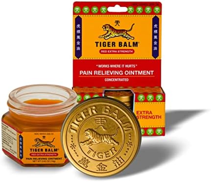 Tiger Balm Extra Strength Pain Relieving Ointment, 0.63 Ounce (18 g)