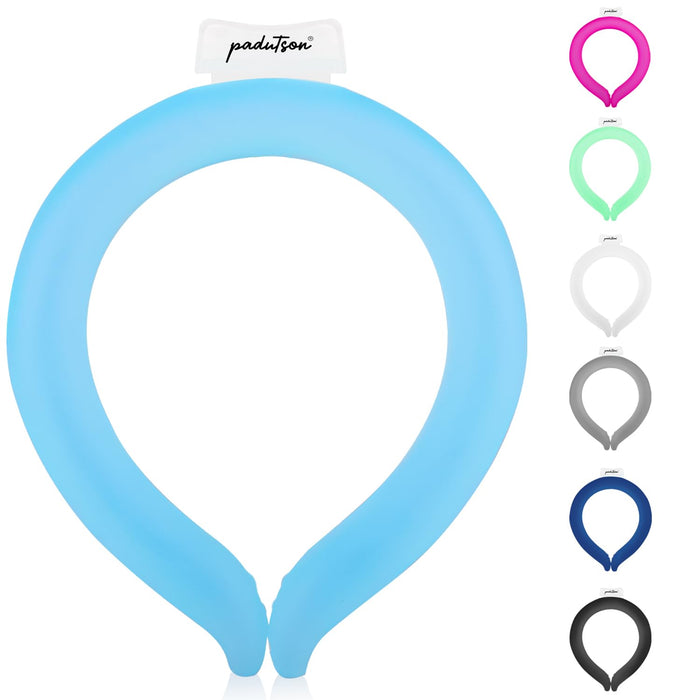Neck Cooling Tube, Reusable Ice Neck Cooler Wraps Wearable Body Cooling Products for Outdoor Indoor, Neck Coolers for Hot Weather