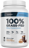 Transparent Labs Grass-Fed Whey Protein Isolate - Naturally Flavored, Gluten Free Whey Protein Powder with 28g of Protein per - 30 Servings, Chocolate Peanut Butter