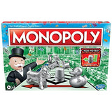 Monopoly Game, Family Board Games for 2 to 6 Players & Kids Ages 8 and Up, Includes 8 Tokens (Token Vote Edition)