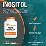 BULKSUPPLEMENTS.COM Inotisol Capsules - Vitamin B8 Supplement - Inositol 1000mg - Vegan, 2 Capsules per Serving (120 Veg Capsules)