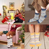 MORECOO Womens Socks Winter - Christmas Gifts for Women - Thick Wool Soft Warm Fuzzy Cozy Socks for Women