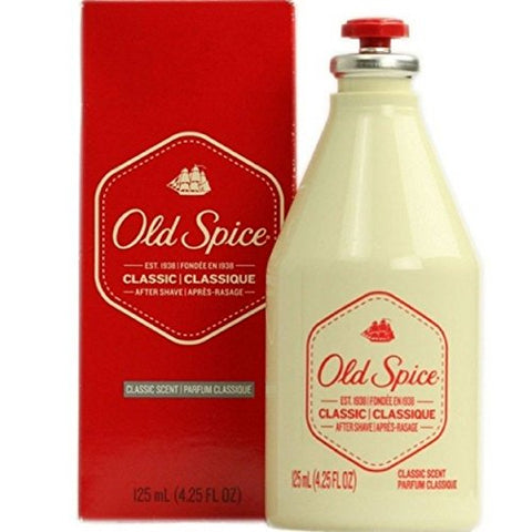 Old Spice Classic After Shave 4.25 Ounce (125ml) (2 Pack)