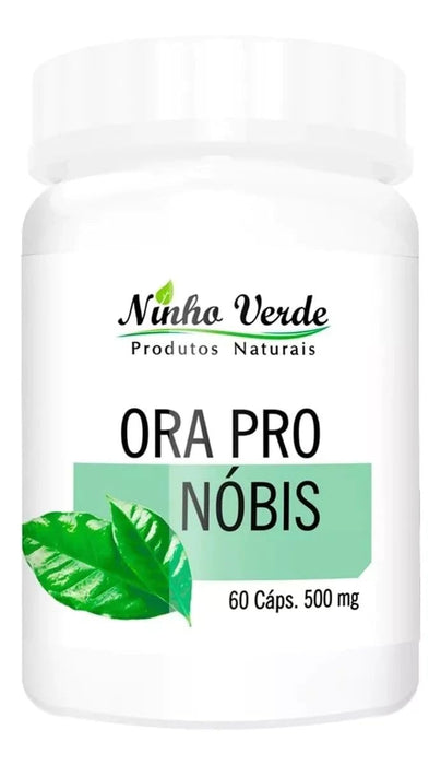 Ora-Pro-Nobis 60 caps 500mg - Imported from Brazil