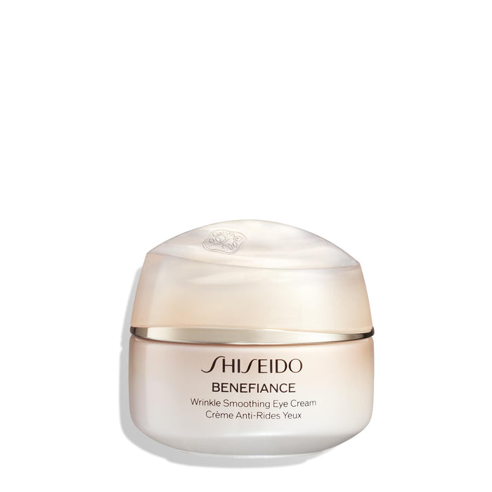 Shiseido Benefiance Wrinkle Smoothing Eye Cream - 15 mL - Visibly Improves Five Types of Eye Wrinkles, Dark Circles & Puffiness - 48-HR Hydration - All Skin Types - Non-Comedogenic