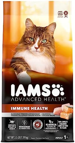 IAMS Advanced Health Immune Health Salmon and Chicken Recipe Adult Dry Cat Food, 3.5 lb. Bag