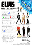 STAR CUTOUTS Fun Pack Ltd TT06 Presley Small Cardboard Cutouts Elvis Party Decorations for Fans, Crafting and Collectors Official Product, Table Tops