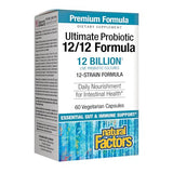 Natural Factors, Ultimate Probiotic 12/12 Formula, 60 Veggie Capsules