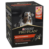 PRO PLAN Dog Multivitamins Supplement | Supports vitality, overall health| with vitamin B complex | all breeds | Adult and Senior dogs | 90 Tablets,135g