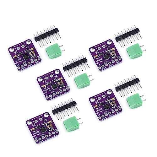 Teyleten Robot Max98357 I2S 3W Class D Amplifier Breakout Interface Dac Decoder Module Filterless Audio Board for Raspberry Pi Esp32 5pcs