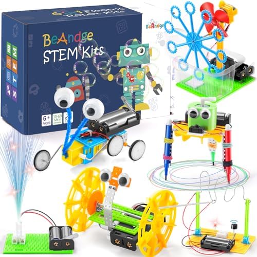 STEM Robotics Science Kits for Kids Age 8-12 8-10, STEM Toys for Boys Girls 6-8, Build Robot Building Kit Science Experiments Engineering Projects STEAM Activities Gifts 6 7 8 Year Old Boy Toys Crafts