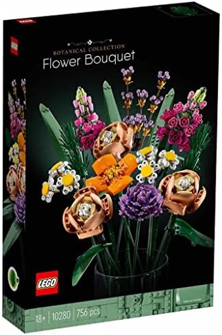 LEGO® Icons Flower Bouquet 10280 Building Kit; A Unique Flower Bouquet Gift and Creative Project for Adults
