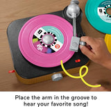 Fisher-Price Musical Toy, Rockin’ Record Player for Preschool Pretend Play for Kids Ages 3+ Year