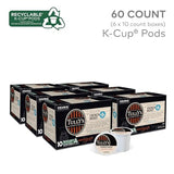 Tully's Coffee French Roast, Keurig Single Serve K-Cup Pods, Dark Roast Coffee, 60 Count, (6 Packs of 10)