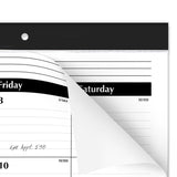 AT-A-GLANCE 2025 Desk Calendar, Desk Pad, 21-3/4" x 17", Large, Ruled Blocks, Monthly (SK250025)