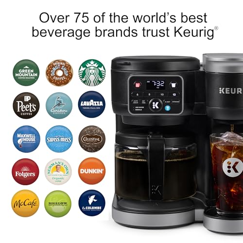 Keurig K-Duo Hot & Iced Single Serve & Carafe Coffee Maker, MultiStream Technology, 72oz Reservoir (Gen 2)