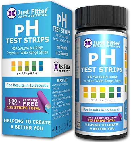 Just Fitter pH Test Strips for Testing Alkaline and Acid Levels in The Body. Track & Monitor Your pH Level Using Saliva and Urine. Get Highly Accurate Results in Seconds.