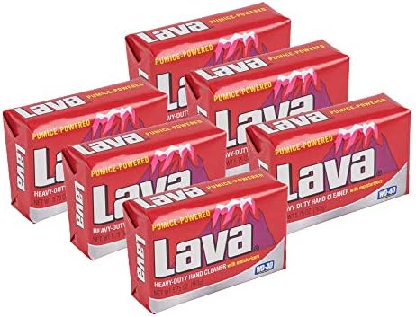 Lava 10185 Pumice Hand Cleaning and Moisturizing Bar Soap 5.75 Ounces (6 Pack)