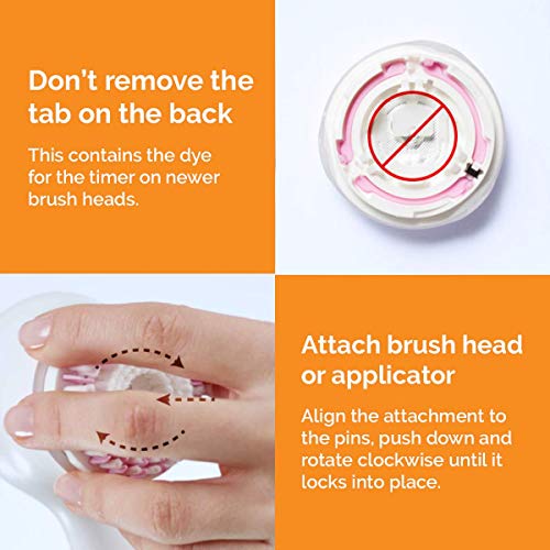 Clarisonic Delicate Facial Cleansing Brush Head Replacement Compatible with Mia 1, Mia 2, Mia Fit, Alpha Fit, Smart Profile Uplift and Alpha Fit X, 2 Count