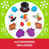 Step2 My First Snowman, Kids Interactive Christmas Toy, Plays Music & Lights Up, 15 Piece Toy Accessories, for Toddlers 1+ Years Old