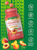 Nature's Truth Vitamin D3 Gummies | 5000 IU | 120 Count | Vegetarian, Non-GMO & Gluten Free Supplement | Natural Peach Flavor, Pack of 1