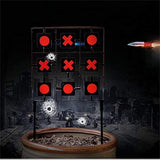 WINGS Tic Tac Toe Spinner Target Air Guns Targets for Shooting Practice Durable BB Rifles Competition Game