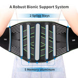 YAHA Back Brace for Lower Back Pain Relief for Women/Men with Lumbar Pad, Back Support Belt with 7 Stays for Heavy Lifting, Sedentariness, Breathable Lumbar Support for Herniated Disc, Sciatica - XL