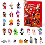 Halloween Advent Calendar 2024,Nightmare Before Christmas Advent Calendar,24 Days Halloween Countdown Calendar with 24 pcs Collectible Scary Halloween Doll Gifts for Kids and Adults