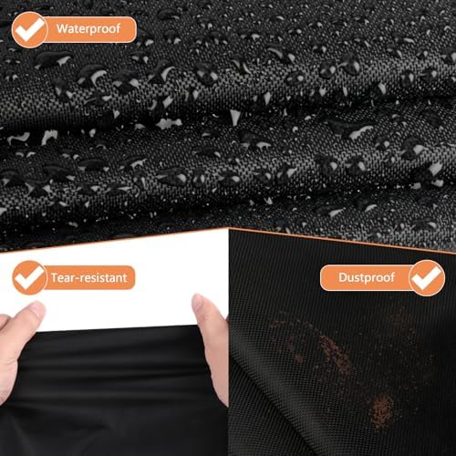Meat Slicer Cover(Only Cover),Dustproof Cover Fit All 7.5'' Meat Slicer Machine for Home,Cover for Deli Silcer Compatible with Cuisinart Meat Slicer,14.6''L x 9.5''W x 10''H,Black