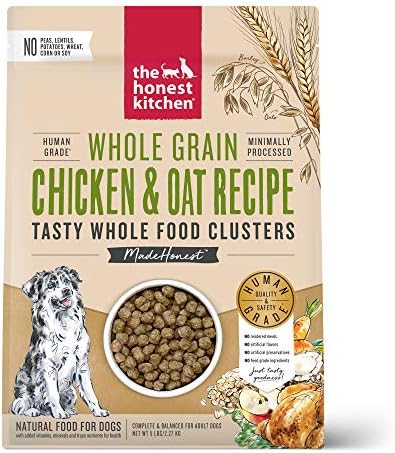 The Honest Kitchen Whole Food Clusters Whole Grain Chicken & Oat Dry Dog Food, 5 lb Bag