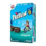 CLIF Kid Zbar Protein - Chocolate Mint - Crispy Whole Grain Snack Bars - Made with Organic Oats - Non-GMO - 5g Protein - 1.27 oz. (15 Pack)