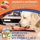 ZenBites 12-in-1 Dog Vitamins & Probiotics 120 Soft Chews - Organic Multivitamin with Glucosamine for Dogs - Joint Support Supplement for Dogs of All Ages,Sizes, & Breeds,Supports Skin,Heart,Immunity