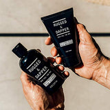 RUGGED & DAPPER Daily Duo Skincare Set for Men | Includes Age + Damage Defense Moisturizer & Daily Power Scrub Face Wash