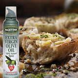 Mantova Extra Virgin Olive Oil Spray, heart-healthy cooking spray perfect for salads, pasta sauces, or grilling, 100% natural cooking oil made in Italy, our olive oil dispenser bottle lets you spray, drip, or stream with no waste, 8 oz (Pack of 2)