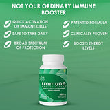 Immune Health Basics Ultra Strength Immunity - Clinically Proven Immune Support - Wellmune Highly Purified Beta Glucan - Gluten-Free, Non-allergenic, Non-GMO and Vegan Capsules - 60 Capsules, 500 mg