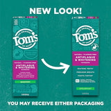 Tom's of Maine Fluoride-Free Antiplaque & Whitening Natural Toothpaste, Spearmint, 4.5 oz. 3-Pack