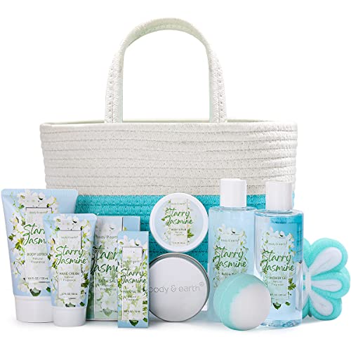 Spa Gifts for Women - Spa Gift Sets for Women, Body & Earth Shower Gift Set with Bubble Bath, Shower Gel, Lotion Set, Valentines Day Gifts for Women, Mothers Day Gifts for Mom