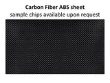 Carbon Fiber ABS Sheet for Boat Instrument Panels 24" x 48" x 3/16"