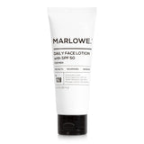 MARLOWE. No. 128 Men's Facial Lotion with Sunscreen SPF 50, 3.4 oz, Oil-Free, Lightweight Daily Face Moisturizer for Men, Includes Natural Extracts to Hydrate, Nourish & Soothe