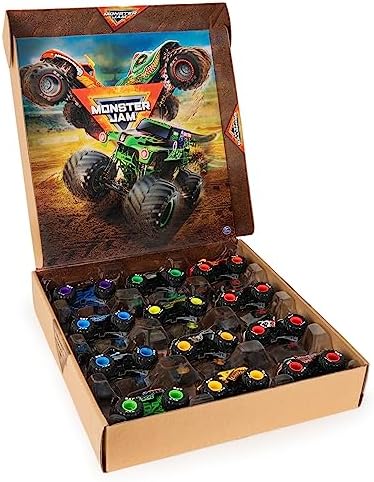 Monster Jam, Official 12-Pack of 1:64 Scale Die-Cast Monster Trucks for Boys and Girls, Kids Toys for Ages 4 and Up, Amazon Exclusive