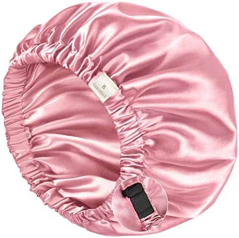 YANIBEST Silk Bonnet Satin Bonnet for Sleeping Women and Men, Adjustable Double Layer Hair Bonnet for Curly Braids Hair